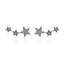 BAMOER Authentic 925 Sterling Silver CZ Exquisite Stackable Star Earrings for Women Jewelry Valentine's Day Gift SCE175