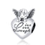 WOSTU 100% Authentic 925 Sterling Silver Heart Shape Charm Beads Fit Brand Charm Bracelet DIY Original Silver Jewelry