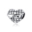 WOSTU 100% Authentic 925 Sterling Silver Heart Shape Charm Beads Fit Brand Charm Bracelet DIY Original Silver Jewelry