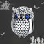 bamoer 925 Sterling Silver Shining Owl silver Original Charm for Brand DIY Jewelry DIY Bracelet Make women Girl gift SCC1607