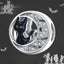 bamoer 925 Sterling Silver Original Charm Halloween Black Cat CZ silver for Brand Jewelry DIY Make for women Girl BSC325