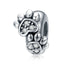 bamoer Silver 925 Jewelry Stoppers Charm fit European Luxury Bracelet for Women Charms with Silicone Beads BSC112