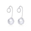 Drop Earrings Fine Jewelry Female Drop Earrings with Pearls Earrings 925 Sterling Silver Jewelry Mother's Day Gift SCE006