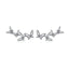 BAMOER High Quality 925 Sterling Silver Simple Dancing Butterfly Stud Earrings for Women Party Jewelry Girlfriend Gift BSE056