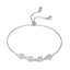 BAMOER New Arrival Genuine 925 Sterling Silver Animal Footprints Chain Bracelets for Women Valentines Day Jewelry Gift SCB096