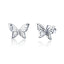 BAMOER Insect Collection 925 Sterling Silver Butterfly Dream Exquisite Stud Earrings for Women Sterling Silver Jewelry SCE452
