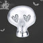 bamoer Genuine 925 Sterling Silver Halloween Skull Man CZ Charm for Original Luxury Brand Female DIY Jewelry Make SCC1617