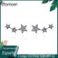 BAMOER Authentic 925 Sterling Silver CZ Exquisite Stackable Star Earrings for Women Jewelry Valentine's Day Gift SCE175