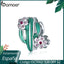 bamoer 2020 New Design 925 Sterling Silver Green Enamel Cactus with Floral Beads Charm for Original Silver Bracelet BSC261