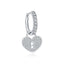 bamoer 925 sterling silver ear clipr Hoop Earrings for Women silver Circle Earrings women party earring Wedding Jewelry BSE337