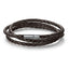 BAMOER 6 Color Wholesale Long Chain Adjustable Magnet Buckle Unisex Leather Bracelets for Women and Men Fashion Jewelry PI0063